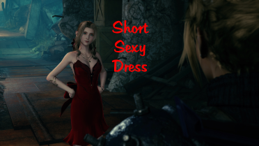 Short Aerith Sexy Dress