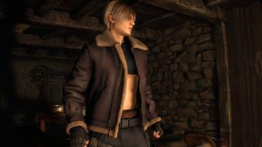 Leon Kennedy Tramp Stamp Jacket (Chainsaw Demo)