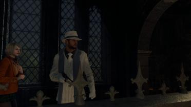 Chris Redfield in Pinstripe Costume (Midnight Black and White Chapel)