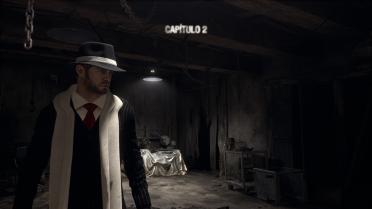 Chris Redfield in Pinstripe Costume (Midnight Black and White Chapel)
