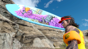 Galdin-KWEH! Surfboard (For use with Lifeguard Gladiolus)