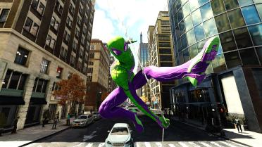 Purple and Green Advanced suit