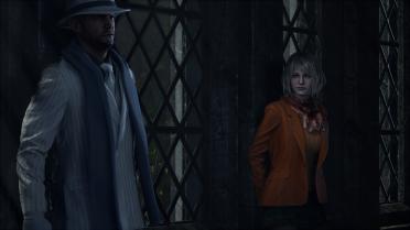 Chris Redfield in Pinstripe Costume (Midnight Black and White Chapel)