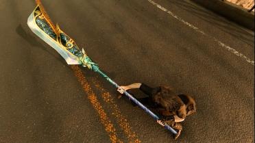 Green Dragon Crescent Blade