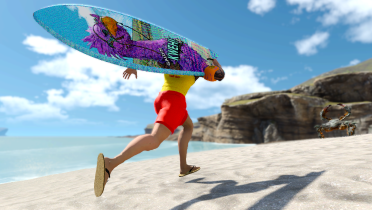 Galdin-KWEH! Surfboard (For use with Lifeguard Gladiolus)