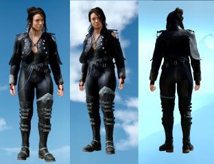Crowe Kingsglaive Mage Jacket CAPELESS (female multi tops)