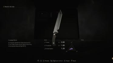 Wesker Mercs Knife