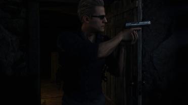 Wesker replacing Leon and Glasses