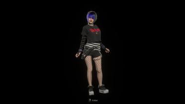 Ashley Black Clothes and Logos