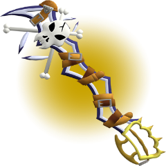 Weregarurumon's Keyblade (Moonlight Fang)