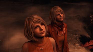 Ashley replaces Leon with her own animation and voice