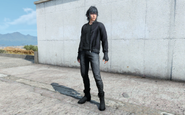 Black Casual Outfit - Noctis