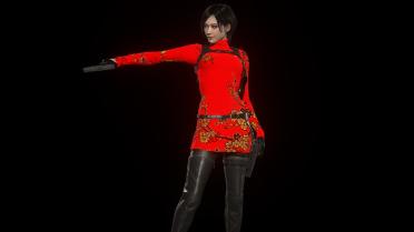 Ada Flower Pattern Clothes replace Leon