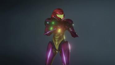 Claire in Samus' Gravity Suit