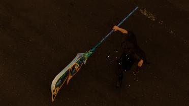Green Dragon Crescent Blade
