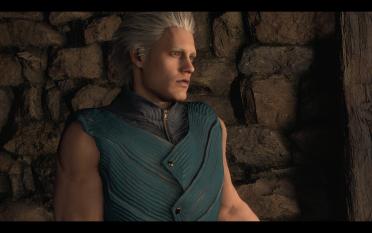 RE4 - Vergil (No Coat) over Leon (Default)