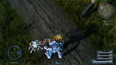 Weregarurumon's Keyblade (Moonlight Fang)