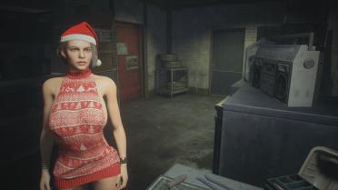 Jill Cozy Sweater (Christmas Red)