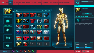 Gold Metal Antiock Suit 3 Versions