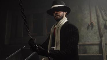 Chris Redfield in Pinstripe Costume (Midnight Black and White Chapel)