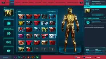 Gold Metal Antiock Suit 3 Versions