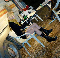 Japanese School Uniform Style Skirt (Prompto's Outfit)