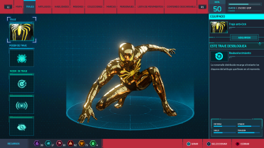 Gold Metal Antiock Suit 3 Versions
