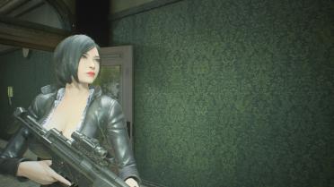 Ada & Claire in Nico Robin's Fine Lambskin Leather Dress