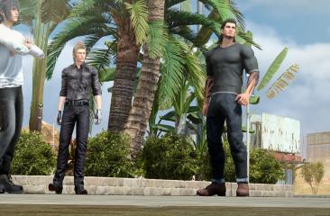 Gladio - Black Shirt Casual