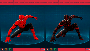 Miles Morales Maroon Style for Stark Suit 2 Versions