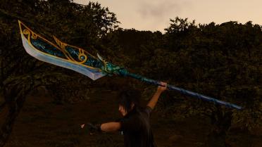 Green Dragon Crescent Blade