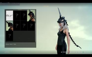 Aranea Helmet -Open (Comrades, female accessory)