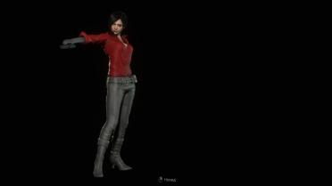 Ada RE6 Red Leather Trousers