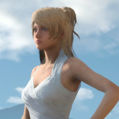 Lunafreya whitedress (Noctis)
