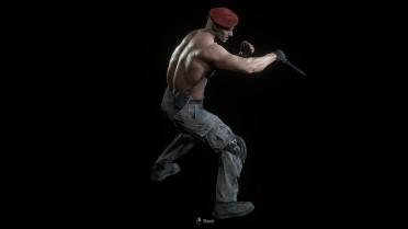 Shirtless Jack Krauser
