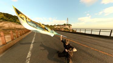 Green Dragon Crescent Blade