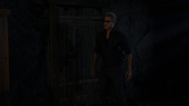 Wesker replacing Leon and Glasses