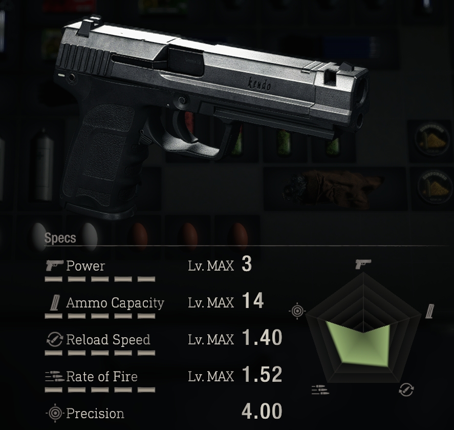 Sg 09r custom stats resident evil 4 remake mods
