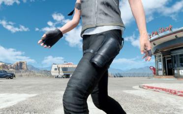 Grey Casual Outfit - Prompto