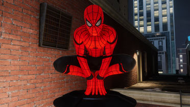 Miles Morales Maroon Style for Stark Suit 2 Versions