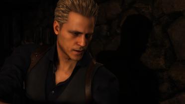 Wesker replacing Leon and Glasses