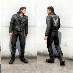 Black Casual Outfit - Gladio