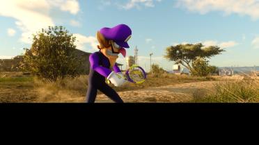 Waluigi's Tennis Racquet