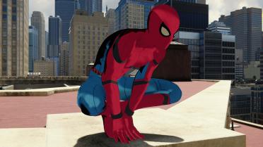 Cel-Shaded Stark Suit