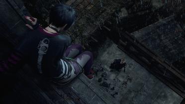 Ashley Casual - Black Hair and Darker Outfit