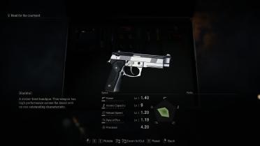 Wesker Mercenaries Handgun