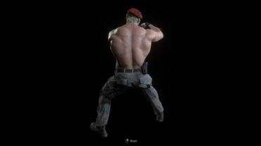 Shirtless Jack Krauser