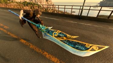 Green Dragon Crescent Blade