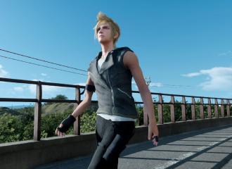 Grey Casual Outfit - Prompto