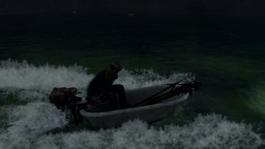 Bathtub Boat With Swords